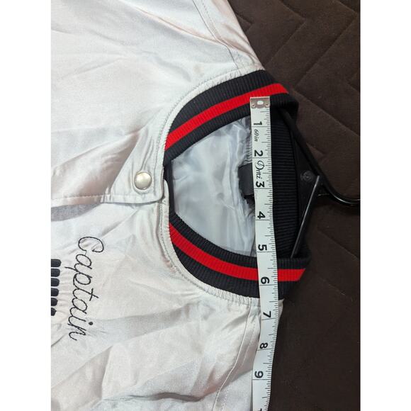 Disney parks Her Universe satin bomber style jacket Star Wars Captain Phasma XL - Picture 9 of 11